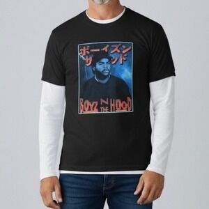 Vintage 90s Movie Graphic Tee‎ Boyz N The Hood Ice Cube T-Shirt Men's Large